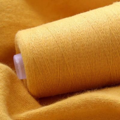 Acidproof Cashmere Wool Blend Yarn Moistureproof For Weaving